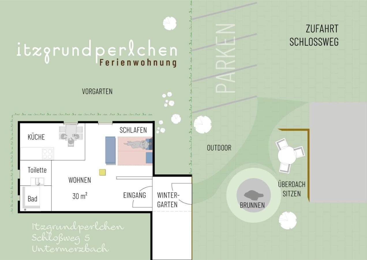 Apartamento Itzgrundperlchen Untermerzbach Exterior foto